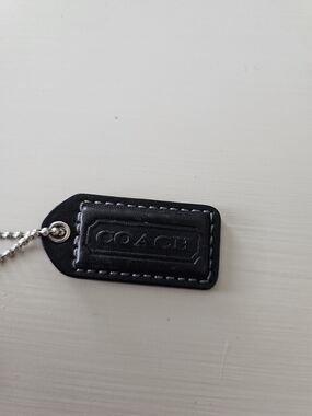Vintage Coach Black Hangtag